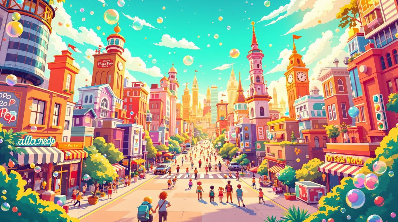 短剧在线观看欢乐剧场背景 短剧在线观看 - 冒着气泡的欢乐剧场,沙雕搞笑校园青春轻喜剧动漫短剧平台